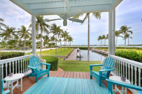 Waterfront luxury Villa 42 with sunset views and boat slip townhouse